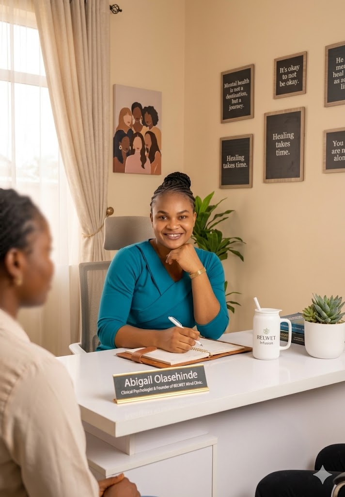 Dr. Abigail Olasehinde — Chief Consultant Clinical Psychologist and Founder of BELWET Mind Clinic, Abeokuta Nigeria