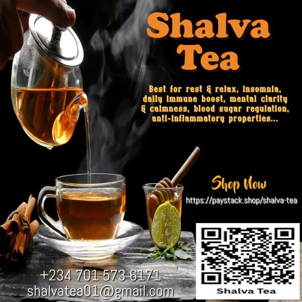 Ritual of Clarity - Shalva Tea Product Information Flyer